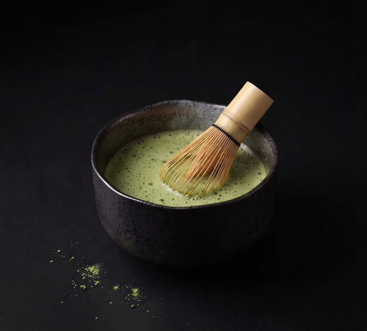 Set à Matcha en Céramique et Bambou  Coffret Traditionnel Cérémonie Bol et Fouet– Zenith
