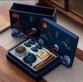 Thé Escapade Rituelle coffret de thé rituelle  bleu foncé 