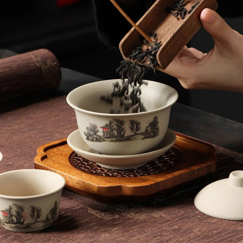 thé dans service Thé L'Écho des Monts asiatique